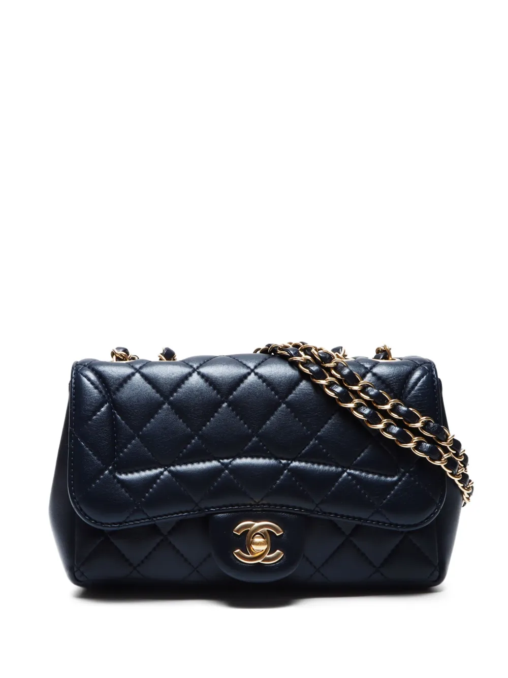CHANEL Pre-Owned 2015-2016 diamond-quilted shoulder bag | Blue | Image 1