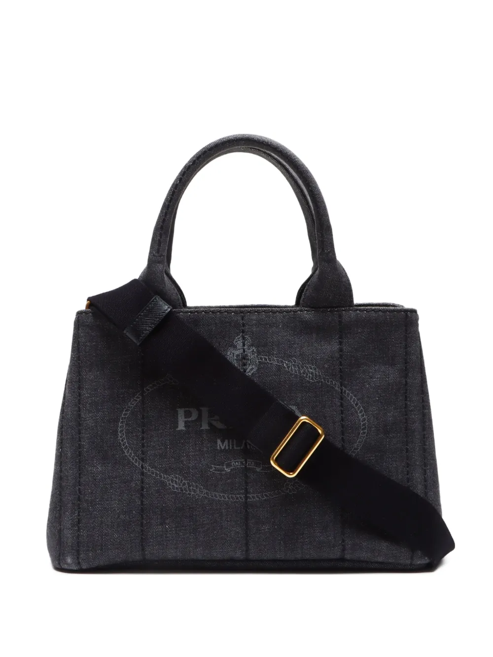 Prada Pre-Owned 2015-2024 Canapa two-way bag | Grey | Image 1