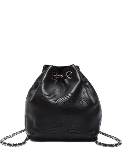 CHANEL Pre-Owned 1990s Interlocking-CC bucket bag