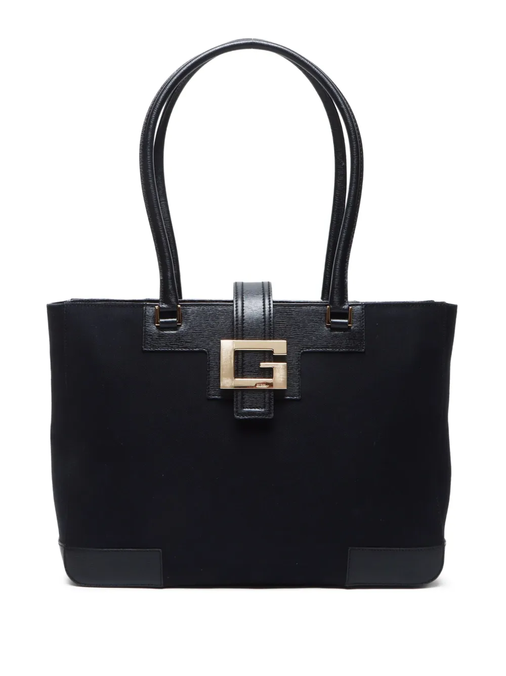 Gucci Pre-Owned 1990-2010s logo-plaque tote bag | Black | Image 1