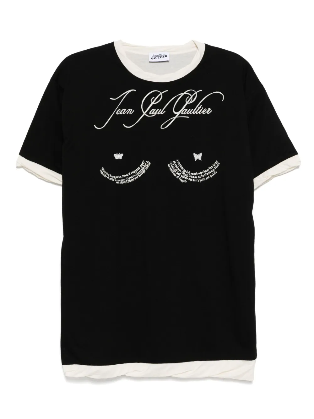 Jean Paul Gaultier Tattoo Tシャツ - ブラック Jean Paul Gaultier Tattoo Tシャツ - ブラック