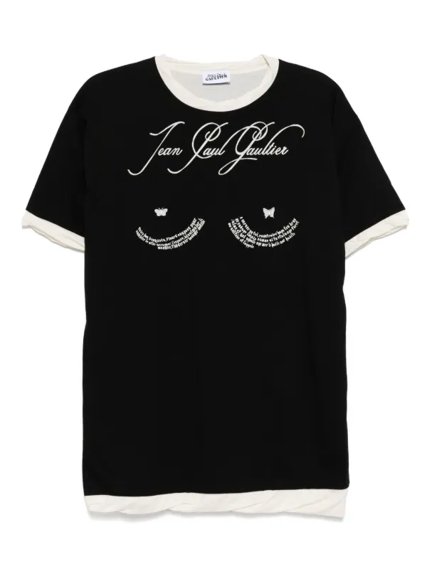 JEAN PAUL GAULTIER タトゥープリント　Tシャツ Jean Paul Gaultier Tattoo Tシャツ | ブラック | FARFETCH JP
