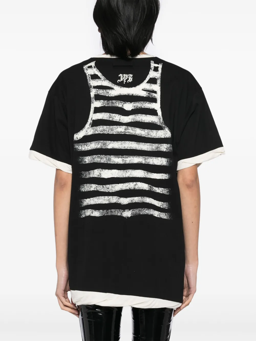 Jean Paul Gaultier T-shirt met print Zwart