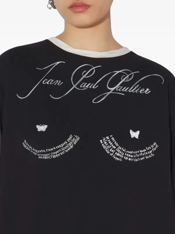 トップス jean paul gaultier tattoo T Jean Paul Gaultier Tattoo Tシャツ | ブラック | FARFETCH JP