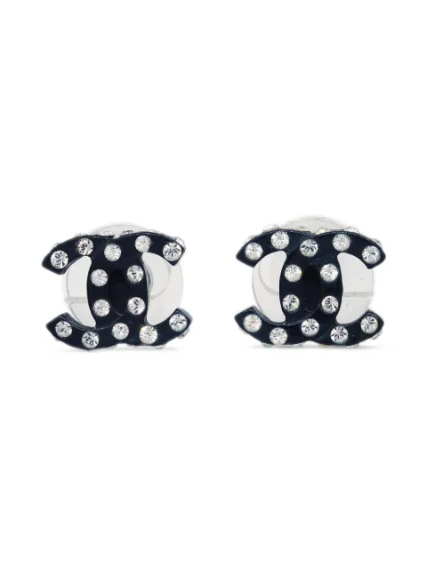 CHANEL Pre-Owned 2004 CC stud earrings