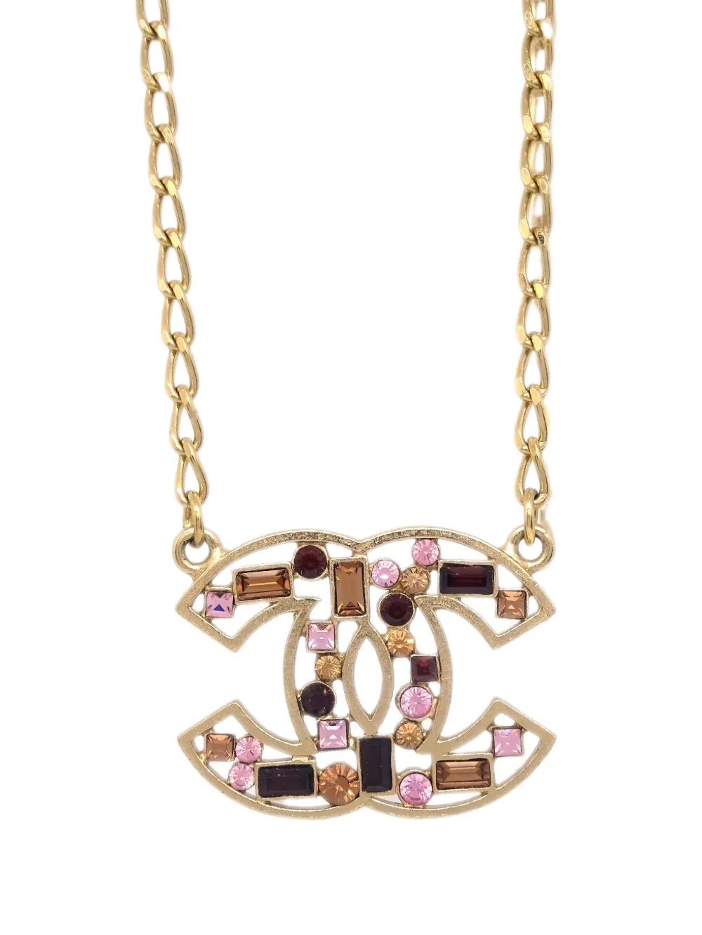 CHANEL Pre-Owned collier à pendentif CC (années 2003) | Image 2