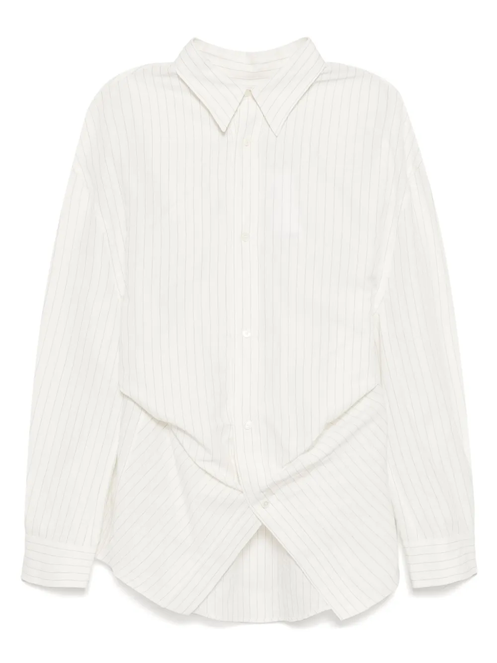 Hed Mayner camisa con rayas estampadas | neutro | Image 1