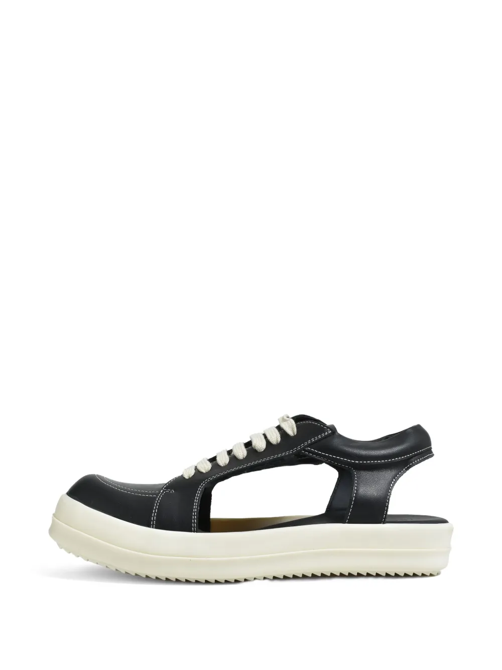 Rick Owens Sneakers met uitgesneden detail Zwart