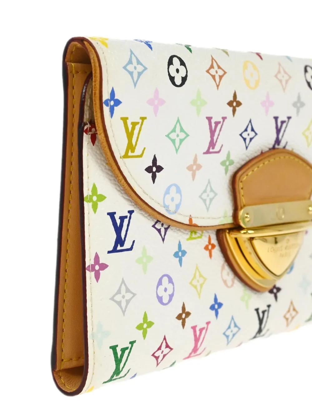 Pre-owned Louis Vuitton 2008 Eugenie Wallet In White