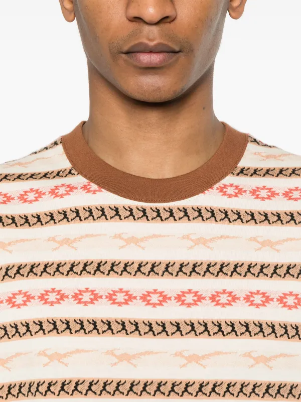 Champion Chimayo-jacquard T-shirt | Brown | FARFETCH