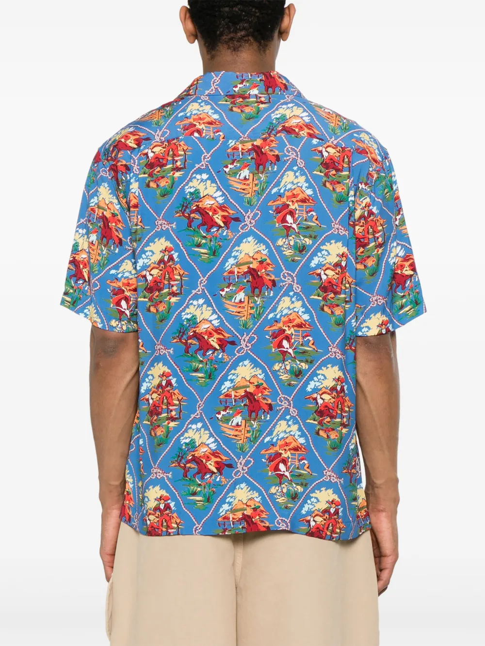 Champion Archive Ghost Ranch Printed Shirt In 蓝色