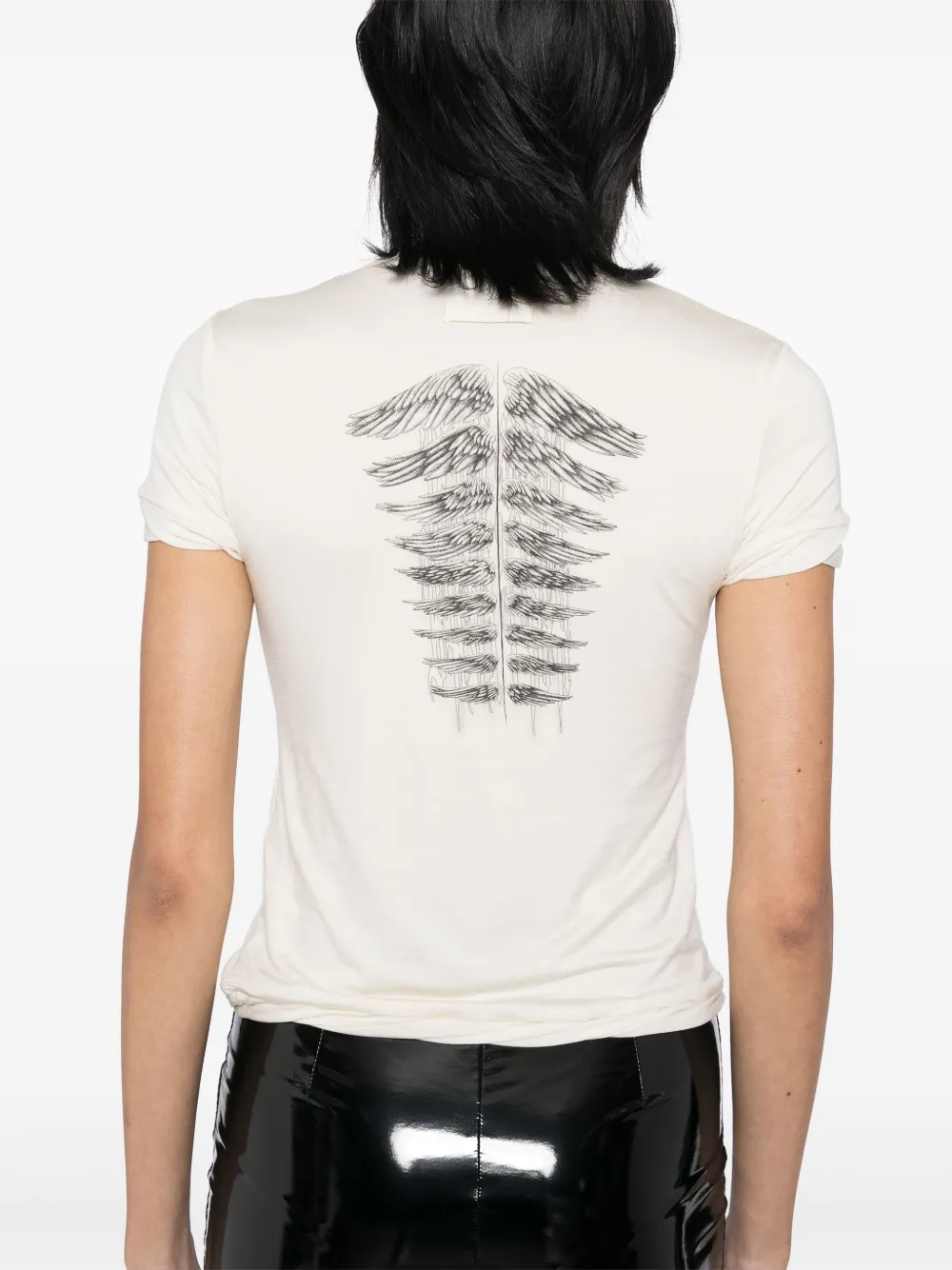 Jean Paul Gaultier Tattoo T-shirt Beige
