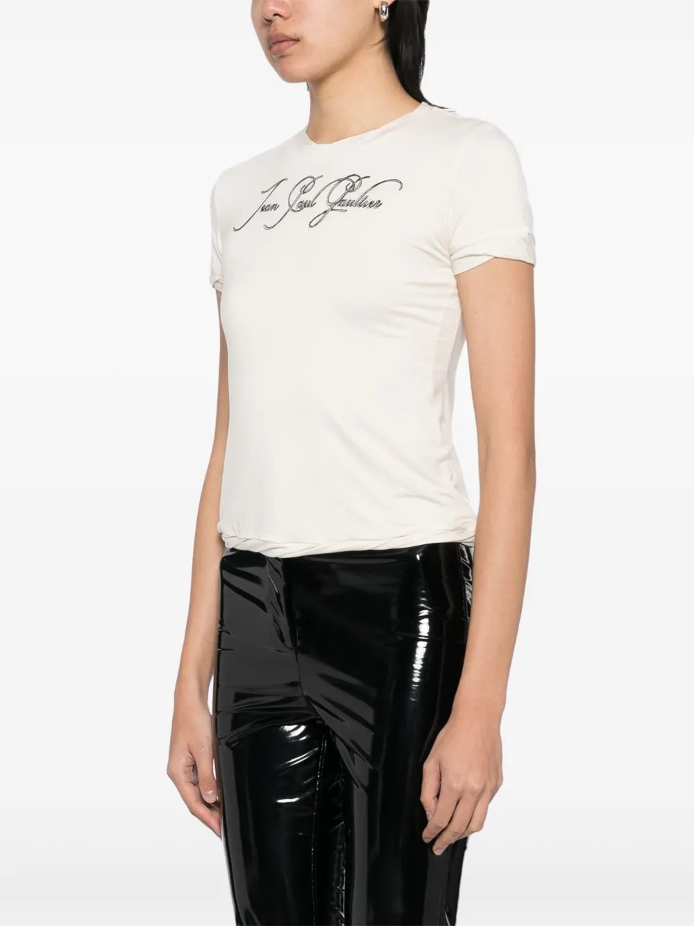 Jean Paul Gaultier Tattoo T-shirt Beige