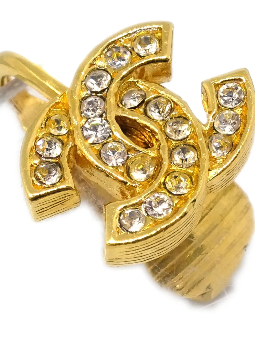 CHANEL Pre-Owned أقراط CC كبس من عقد 1990-2000 | Image 2