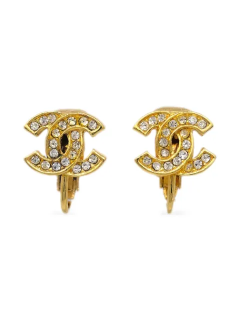 CHANEL Pre-Owned Orecchini a clip CC 1990-2000