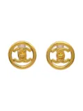 CHANEL Pre-Owned 1997 CC turnlock clip-on earrings - Gold