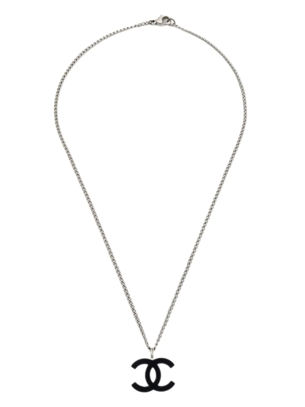 CHANEL Pre-Owned 2004 CC-pendant chain necklace | Silver | Image 1