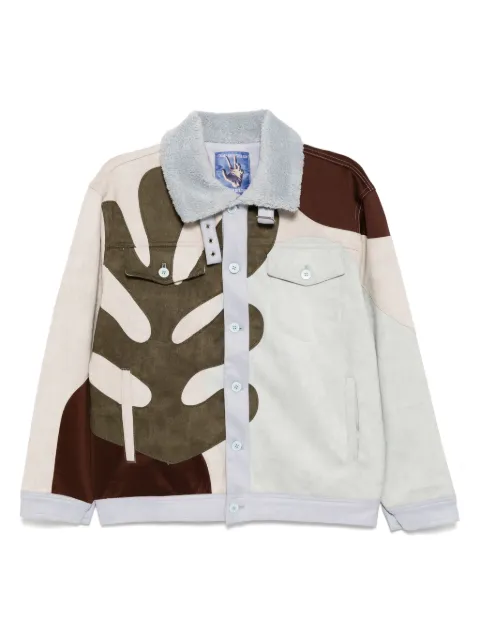 KidSuper suede patchwork jacket
