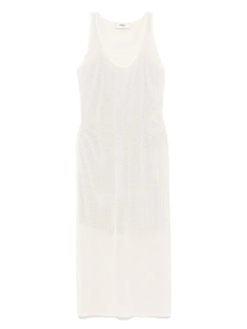 FENDI vestido midi sin mangas