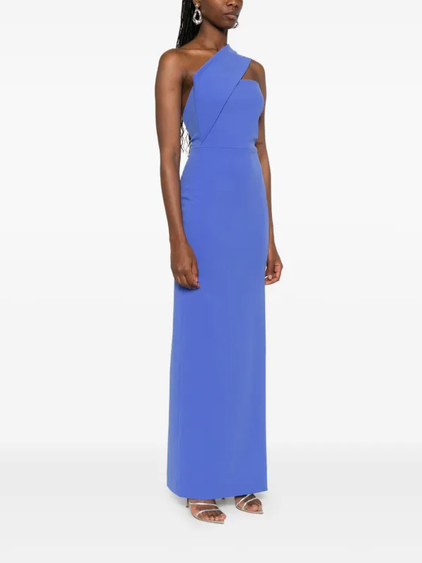 Solace London The Lois Maxi Dress | Blue | FARFETCH AU