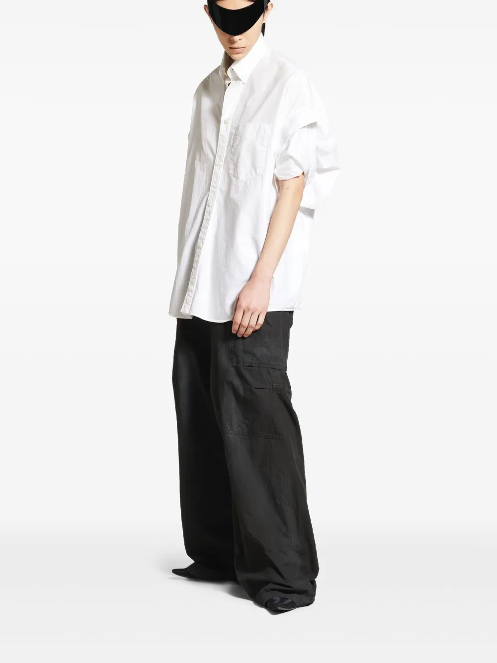 Balenciaga Katoenen blouse - Wit