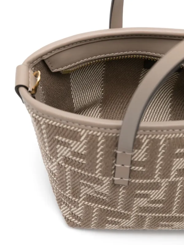 FENDI Mini Roll Tote Bag | Brown | FARFETCH