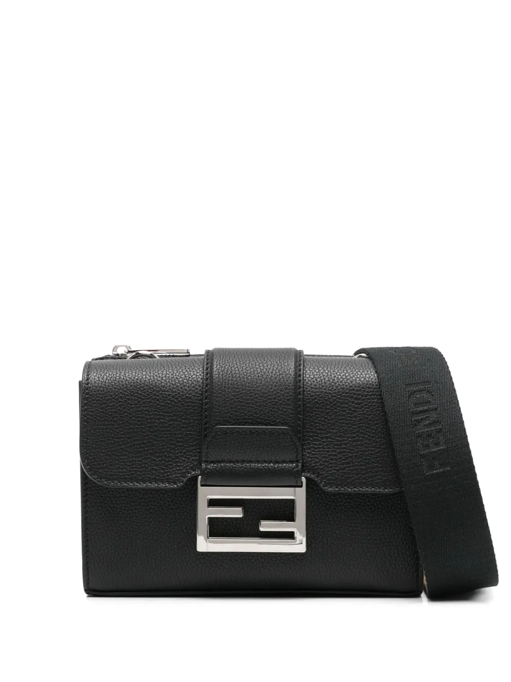 FENDI DOUBLE BAGUETTE MESSENGER BAG