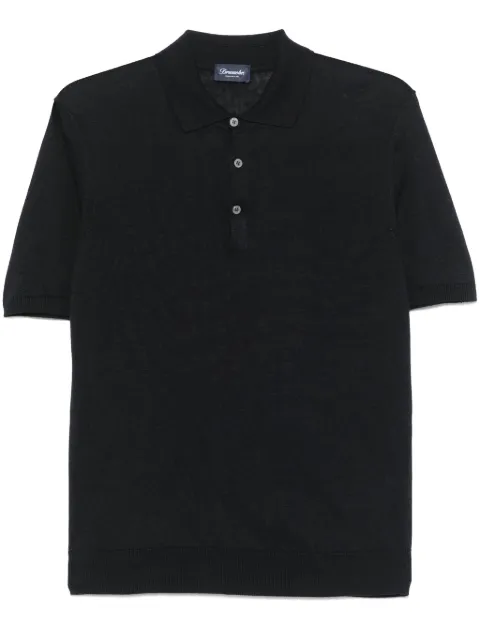 Drumohr knitted polo shirt