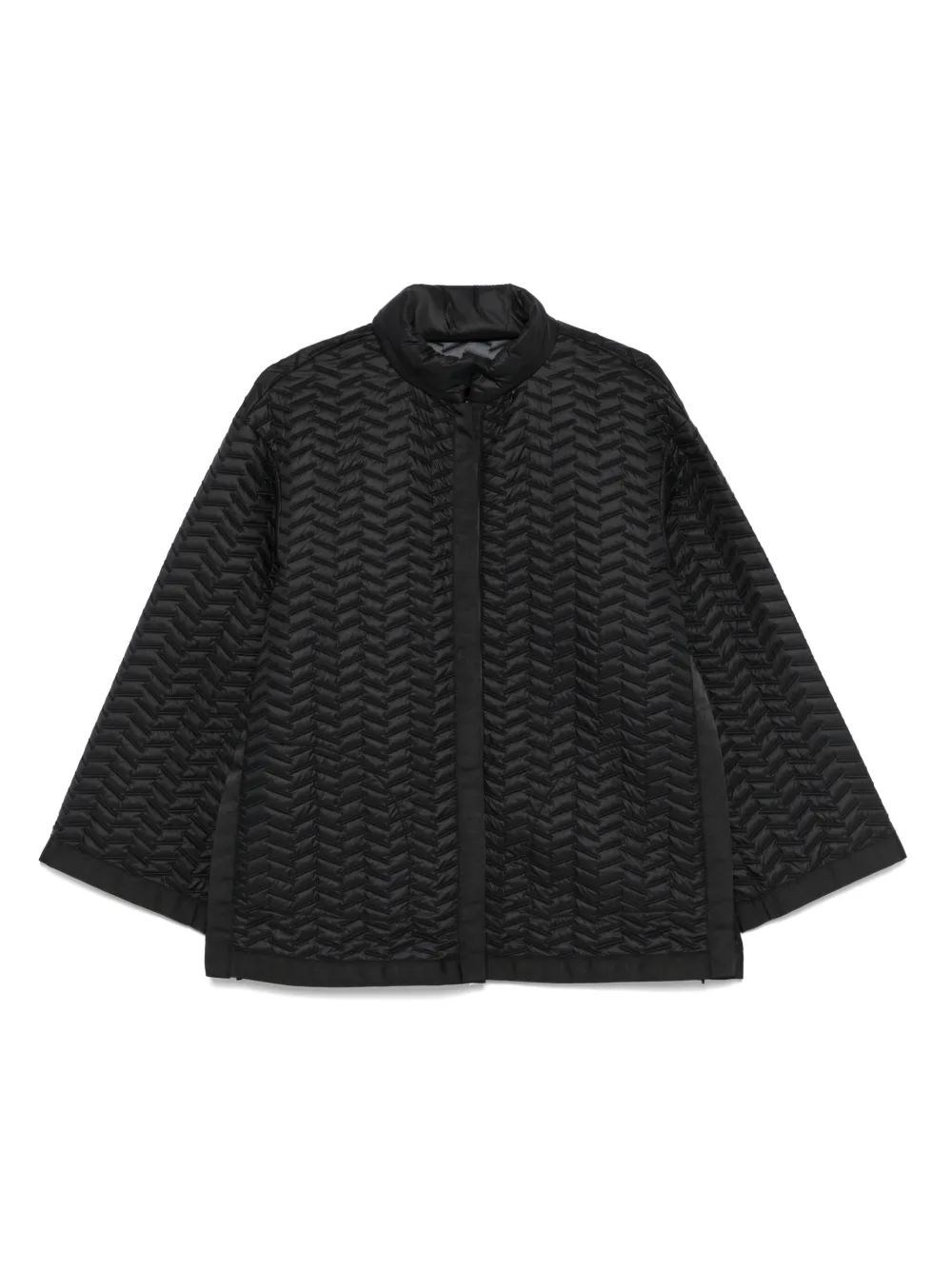 Emporio Armani quilted jacket Zwart