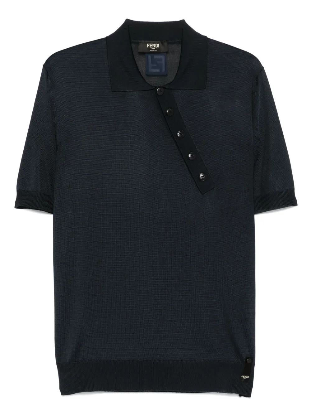 asymmetric polo shirt