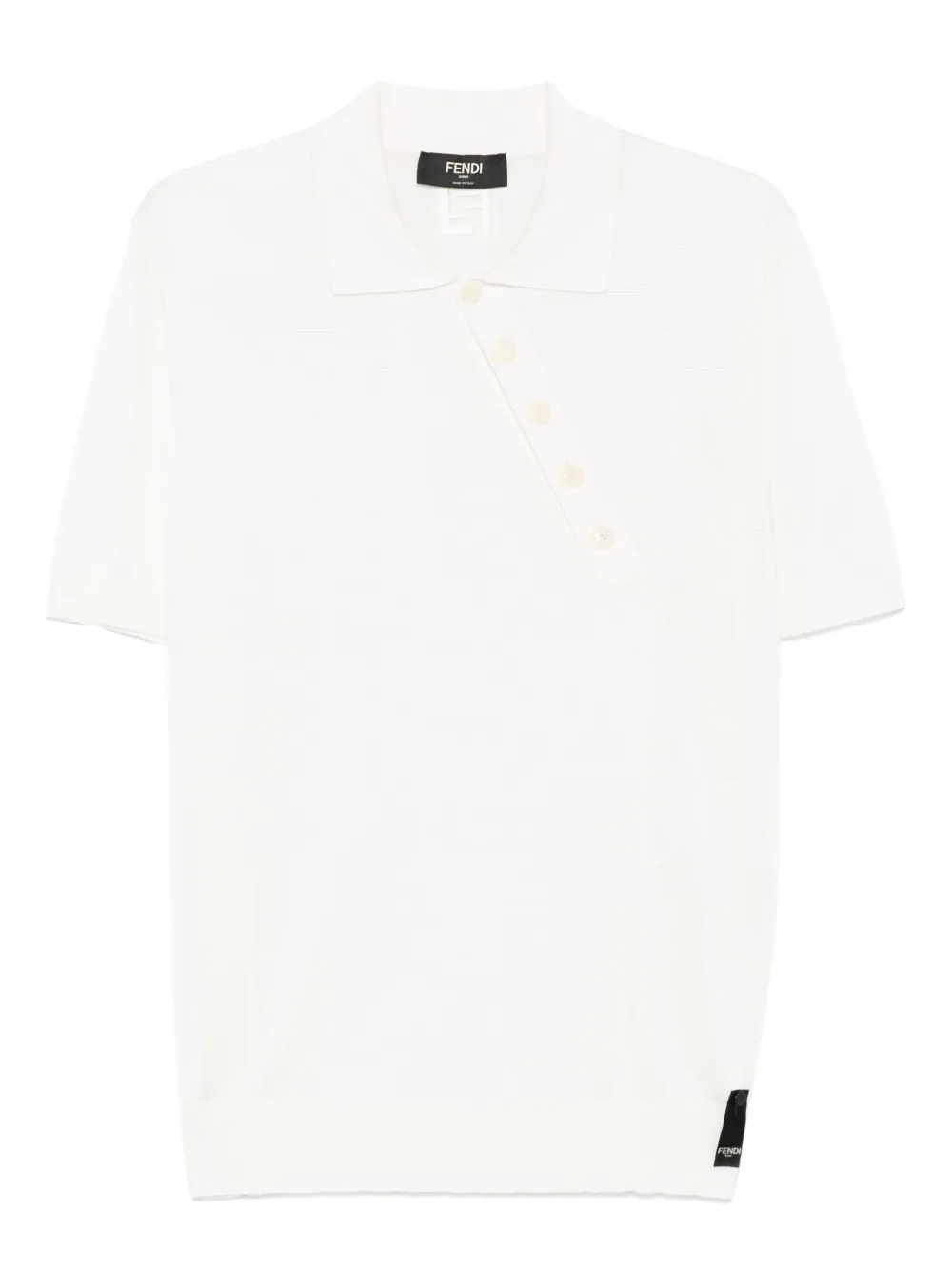 asymmetric polo shirt