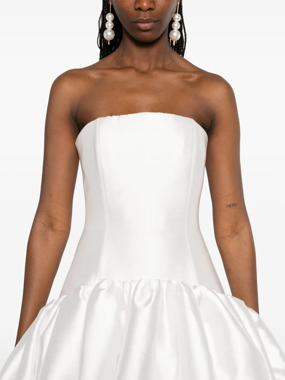 Solace London ウェディングドレス Solace London The Jazmin マキシドレス | ホワイト | FARFETCH JP