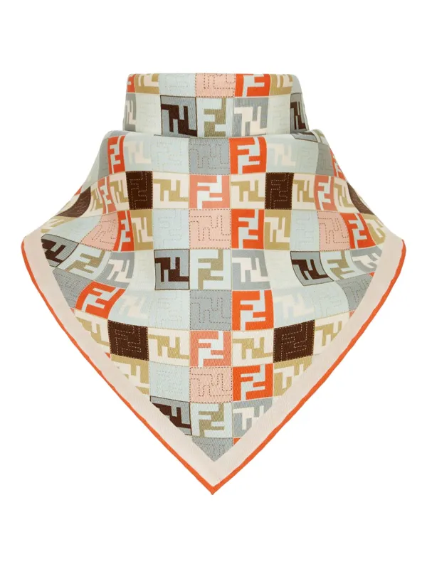 【FENDI】 neutral silk scarves (関税送料込) 29438190_58719436_600.jpg