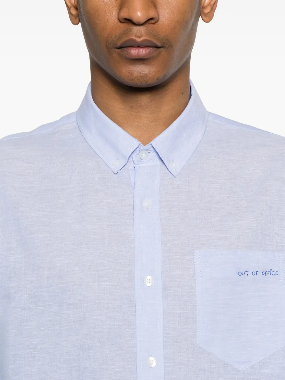 Maison Labiche Carnot overhemd Blauw