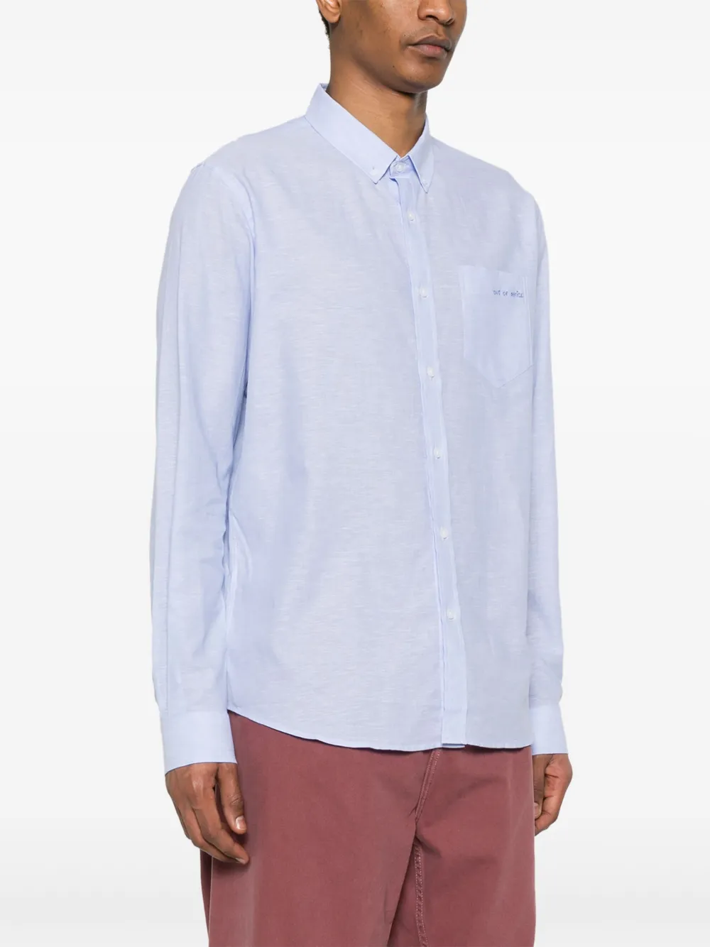 Maison Labiche Carnot overhemd Blauw