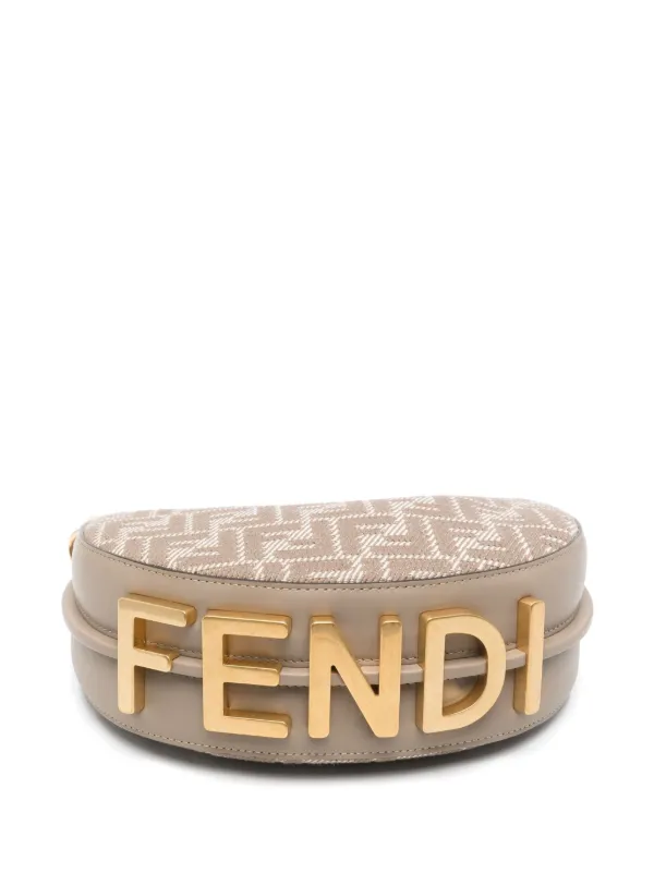 FENDI Fendigraphy Cross Body Bag | Brown | FARFETCH