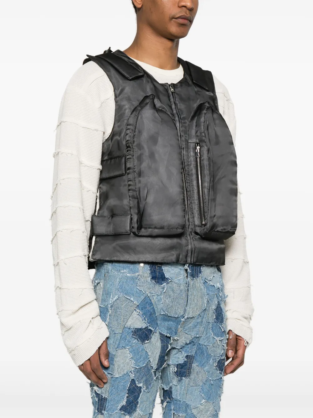 Who Decides War Bullet Point bodywarmer Grijs
