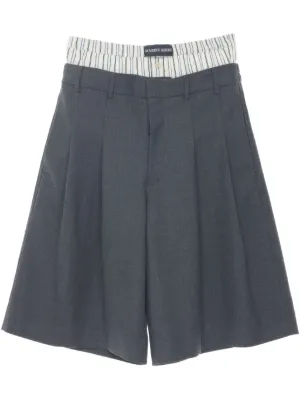 【Marine Serre】ムーン レーザー デニム バミューダ ショーツ MarineSerre】 MOON レーザーデニムバミューダ (MARINE SERRE