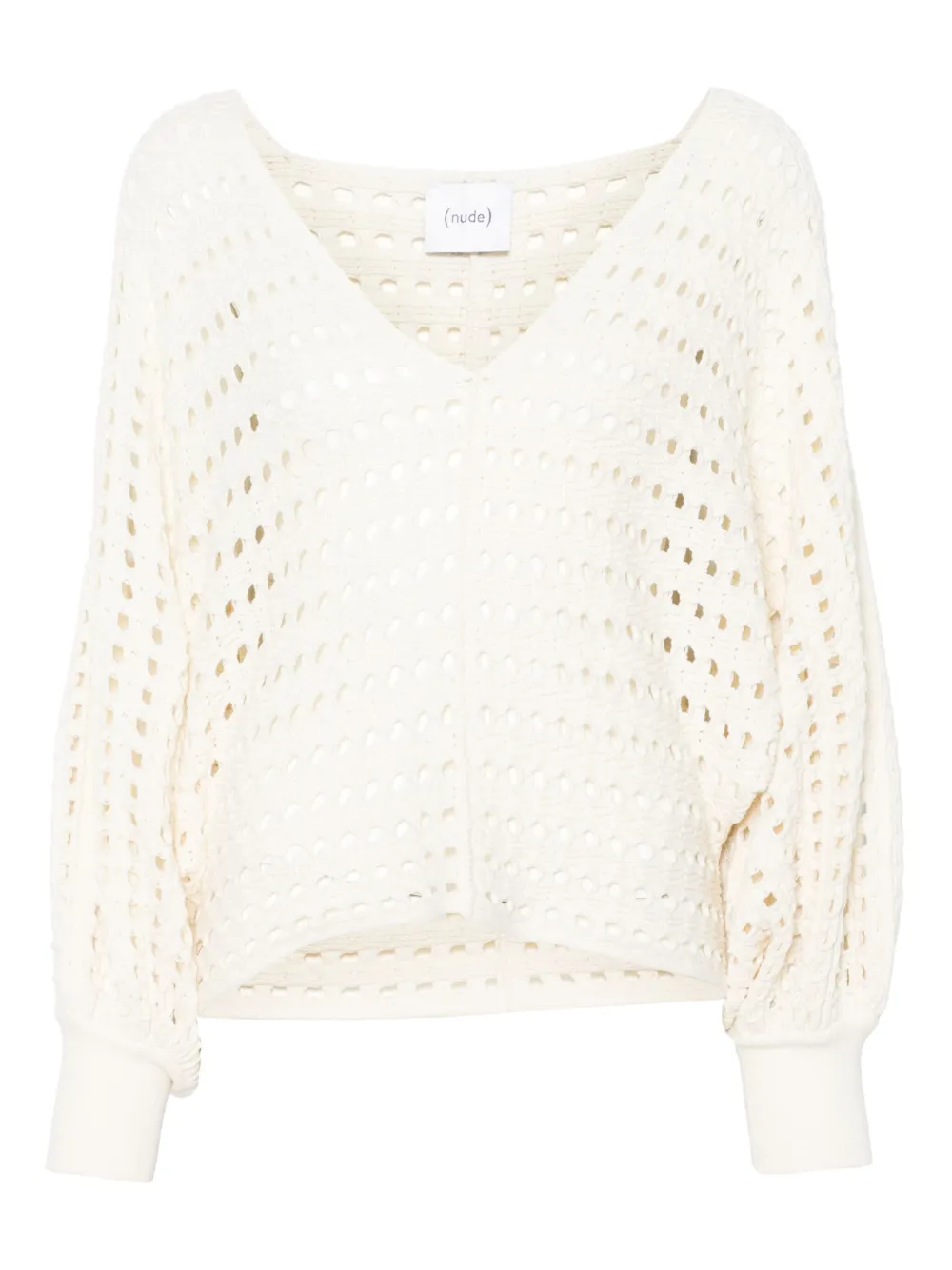 open-knit sweater