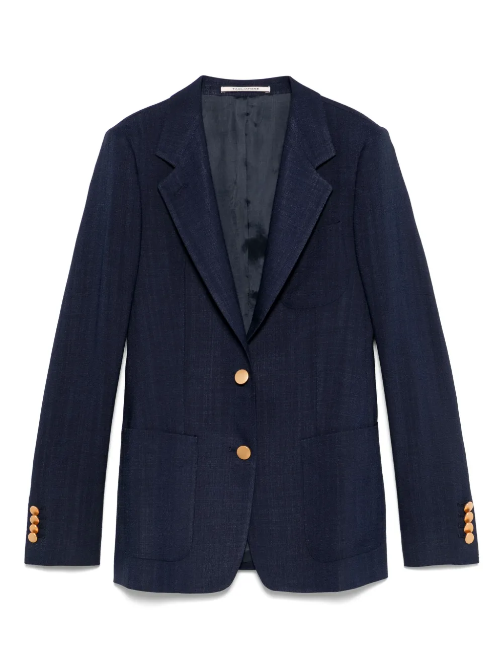 Tagliatore Blazer met enkele rij knopen Blauw