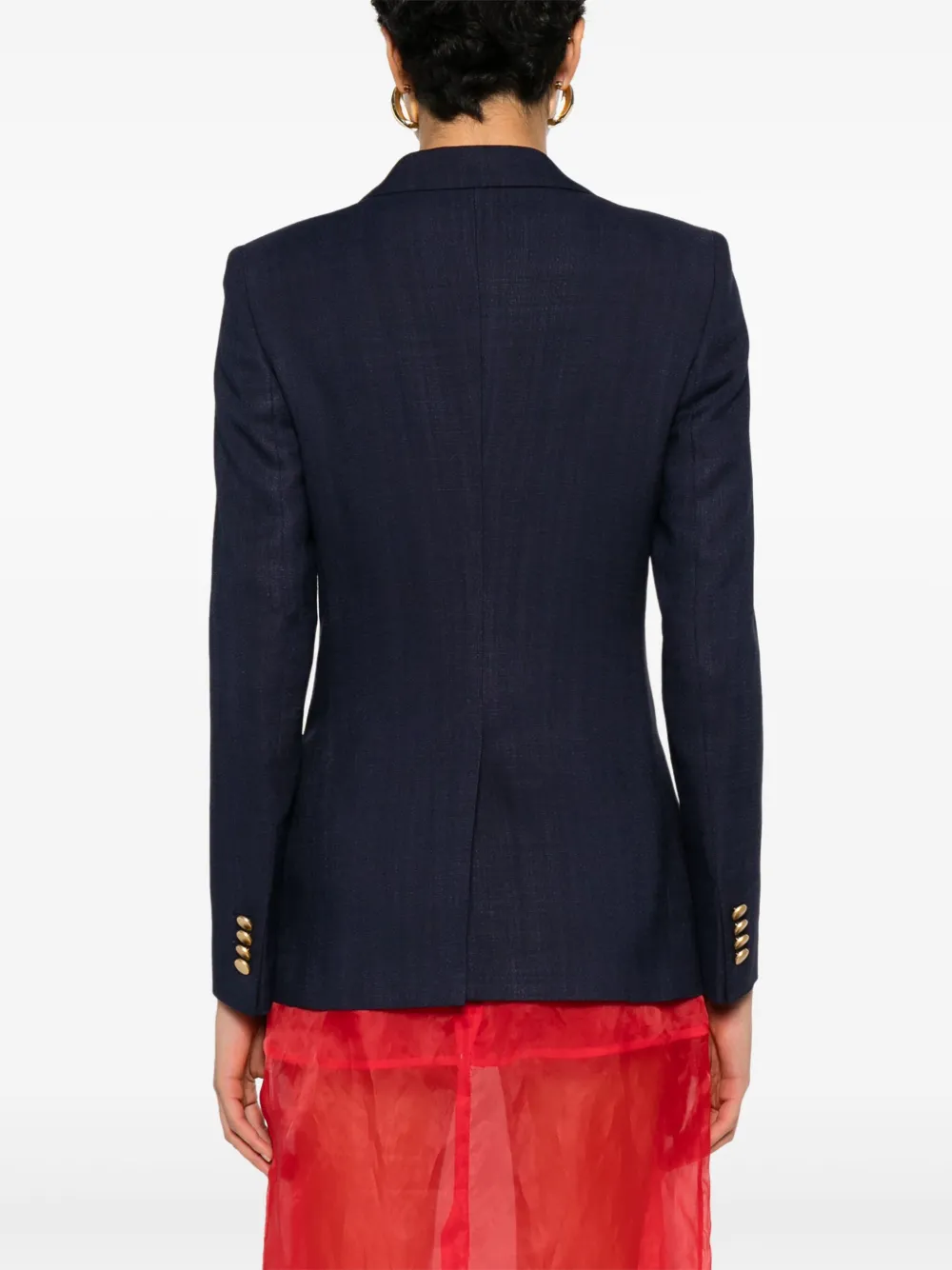 Tagliatore Blazer met enkele rij knopen Blauw