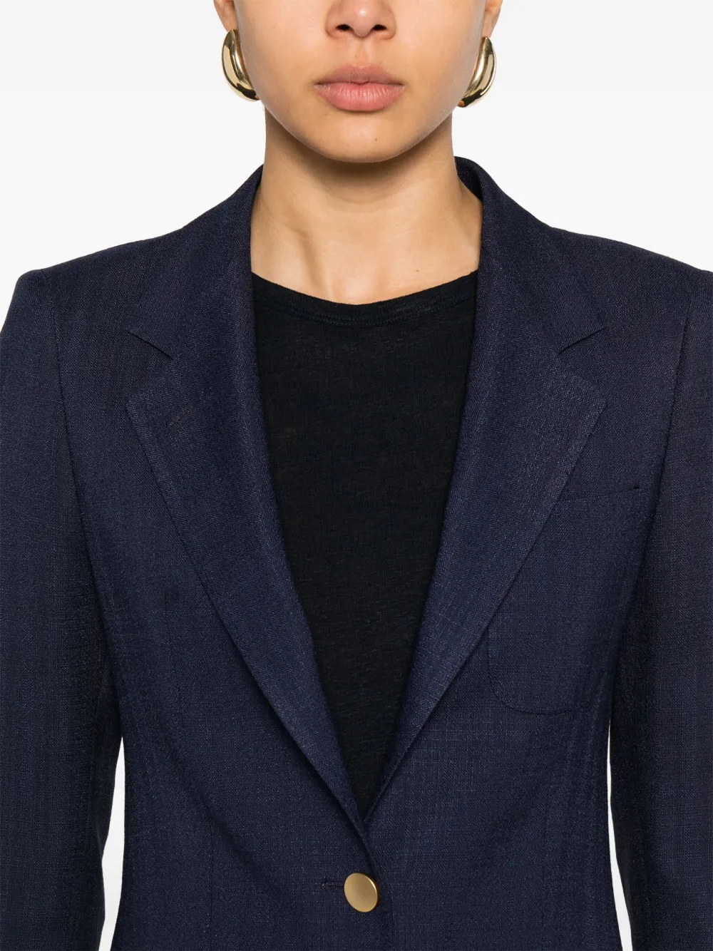 Tagliatore Blazer met enkele rij knopen Blauw