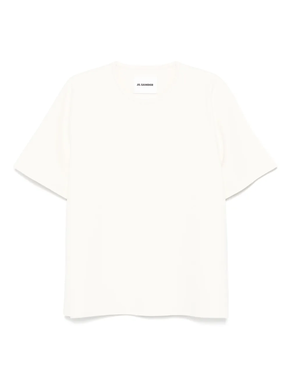 Jil Sander Gebreid T-shirt Beige