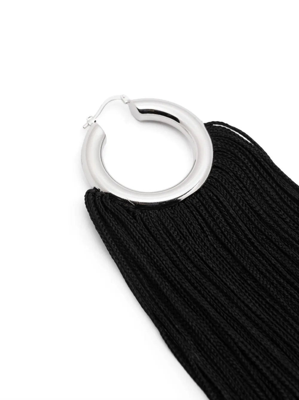  Jil Sander Fringed Earrings - Silver 