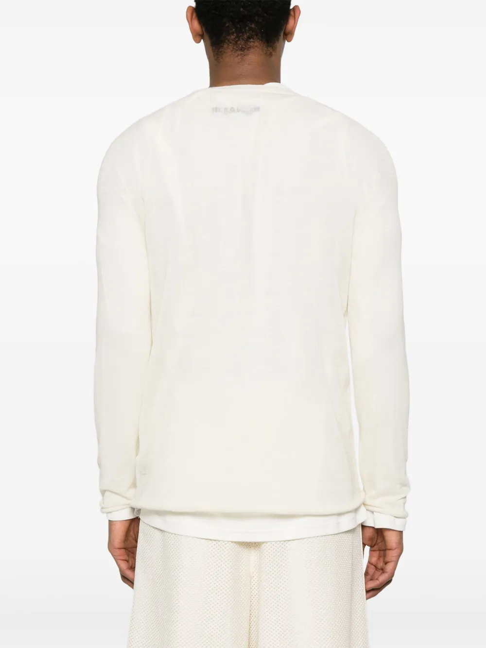 Jil Sander Gelaagd T-shirt Beige