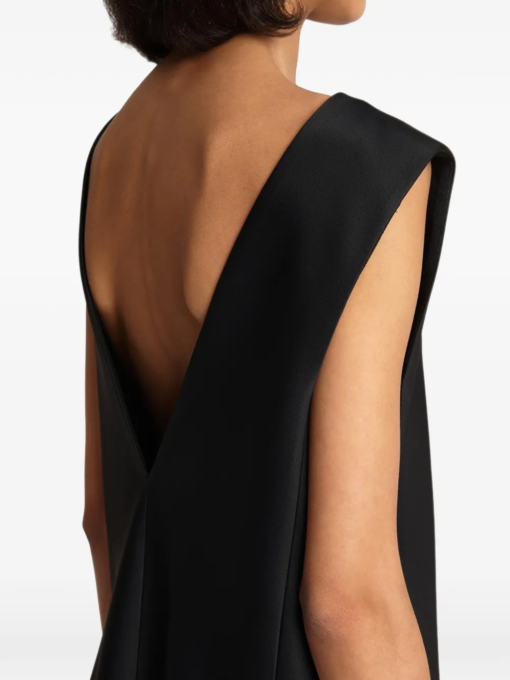 KHAITE Mel mini-jurk Zwart