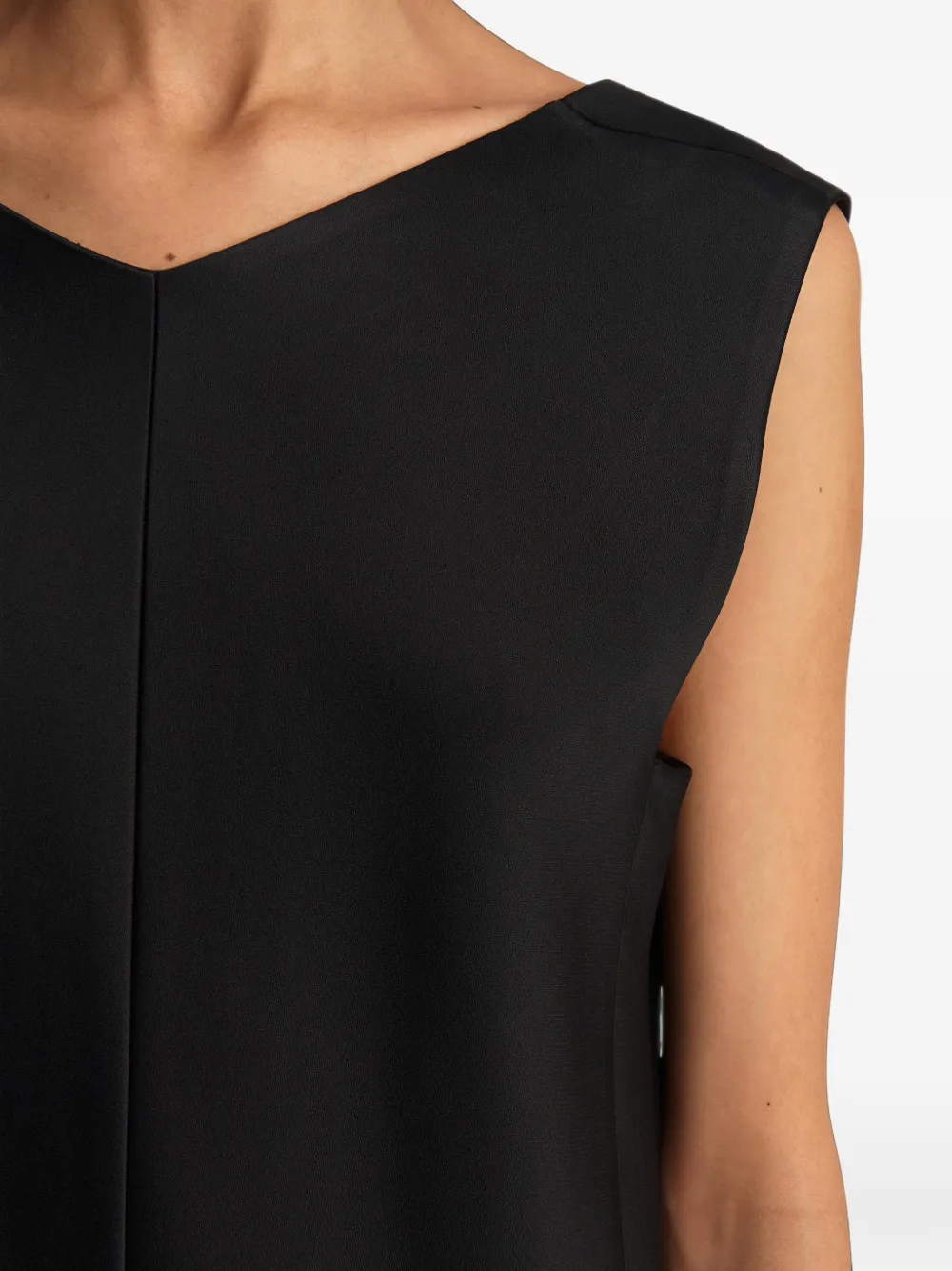 KHAITE Mel mini-jurk Zwart