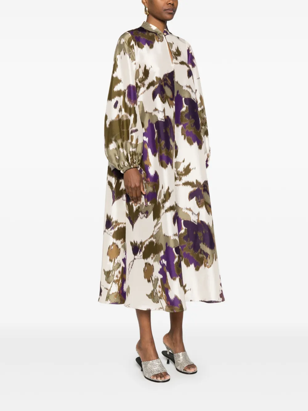 Max Mara Maesa midi-jurk Beige