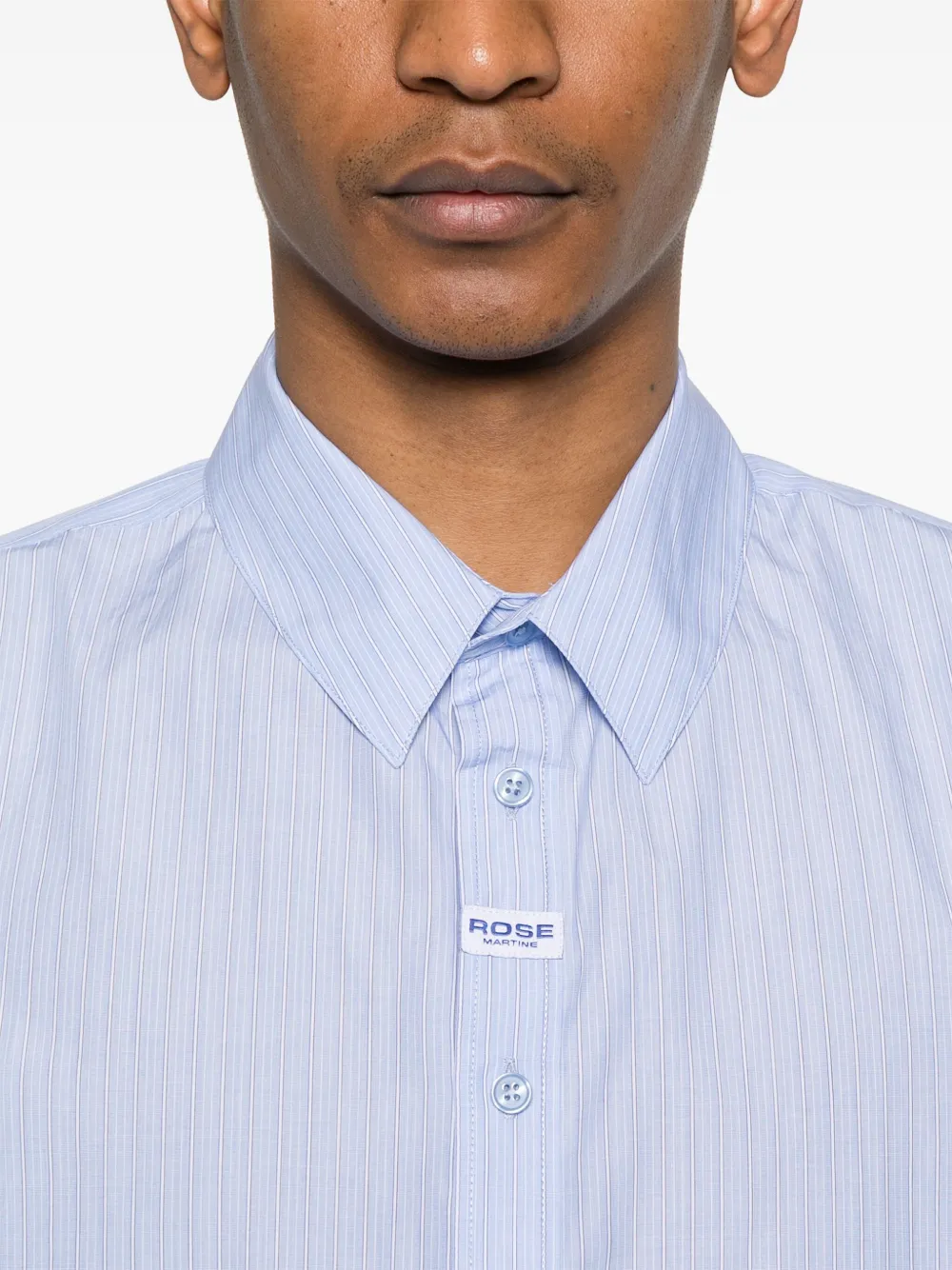 Martine Rose Katoenen poloshirt Blauw
