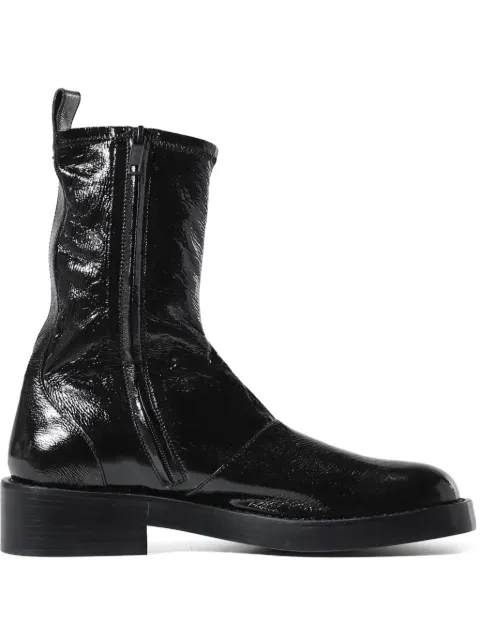 Courrèges patent finish boots 